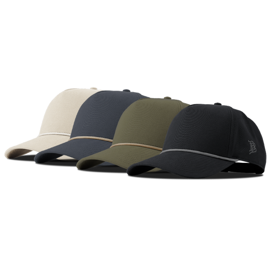 Curved Canvas 5 Panel Rope 4-Pack Bundle