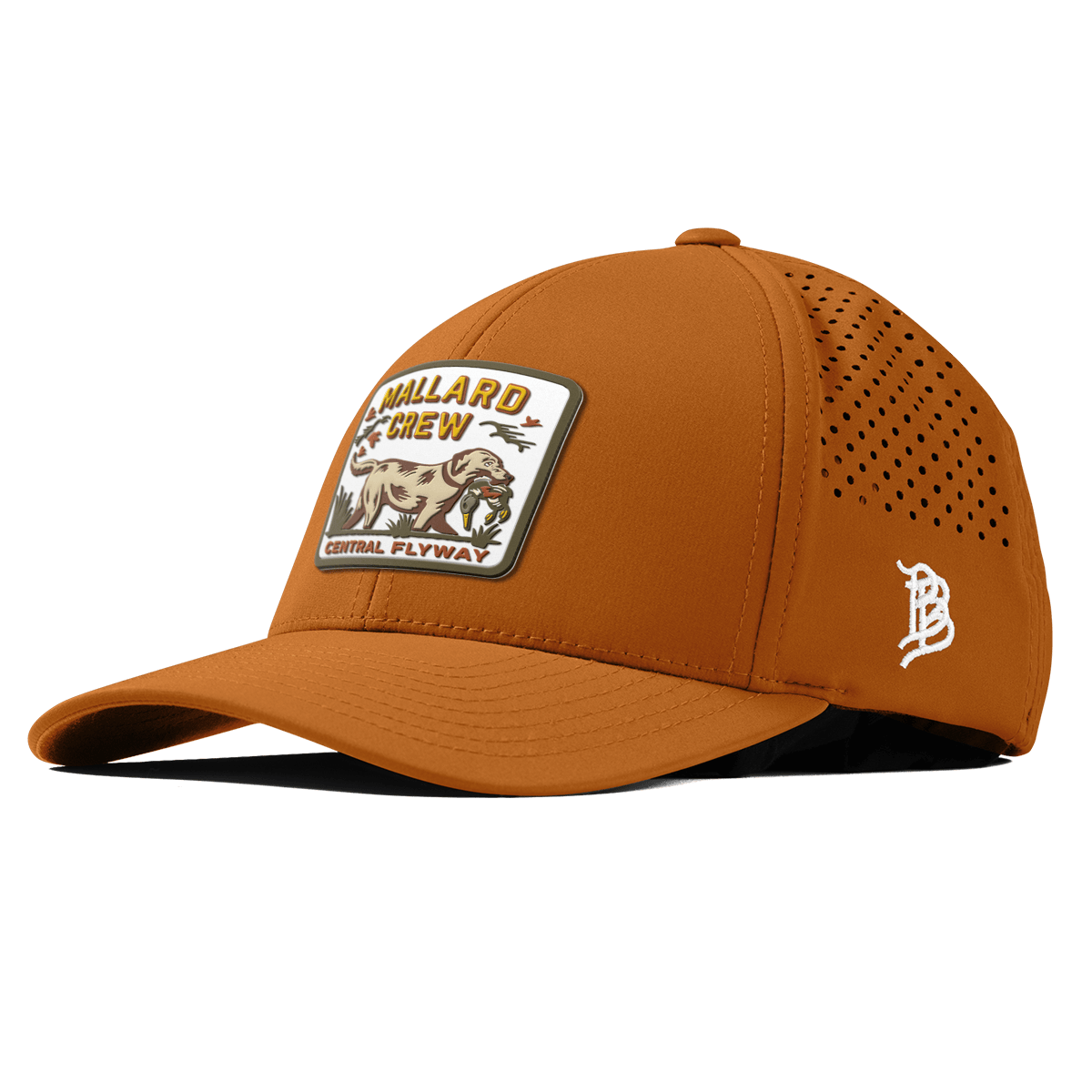 Mallard Crew Curved Performance Burnt Orange