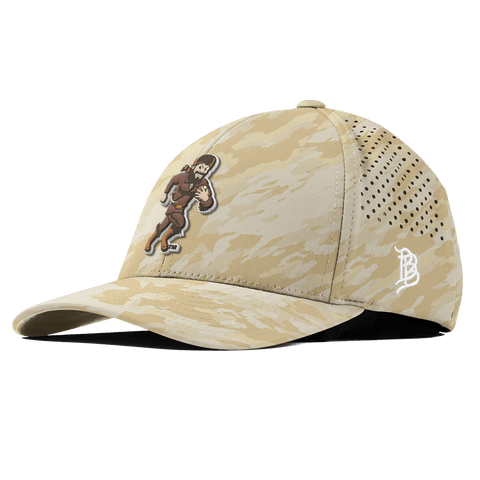 West Virginia University "WVU Mountaineer Football Logo" Curved Performance Desert Camo