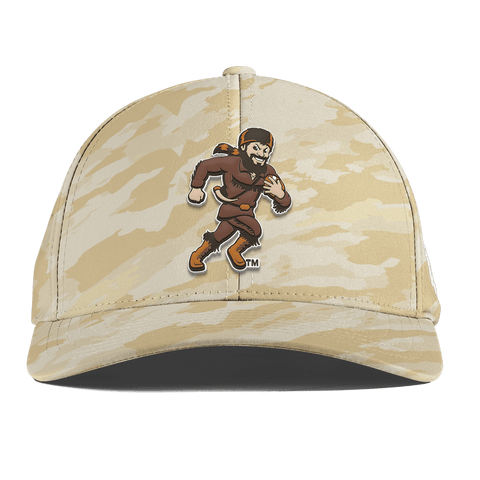 West Virginia University "WVU Mountaineer Football Logo" Curved Performance Desert Camo