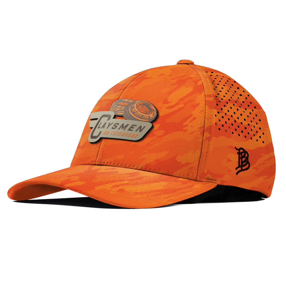 Claysmen Curved Performance Blaze Orange Camo