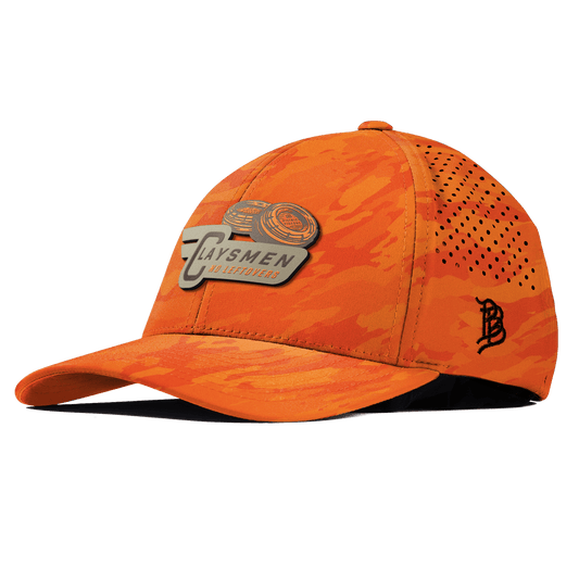 Claysmen Curved Performance Blaze Orange Camo