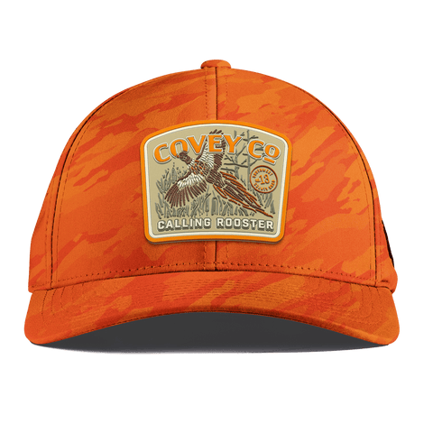 Covey Co Curved Performance Blaze Orange Camo