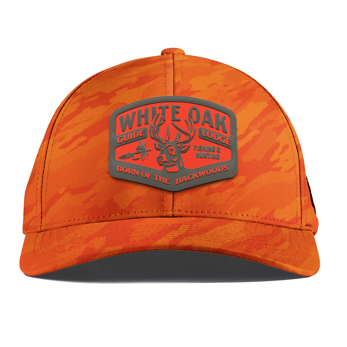 White Oak Curved Performance Blaze Orange Camo