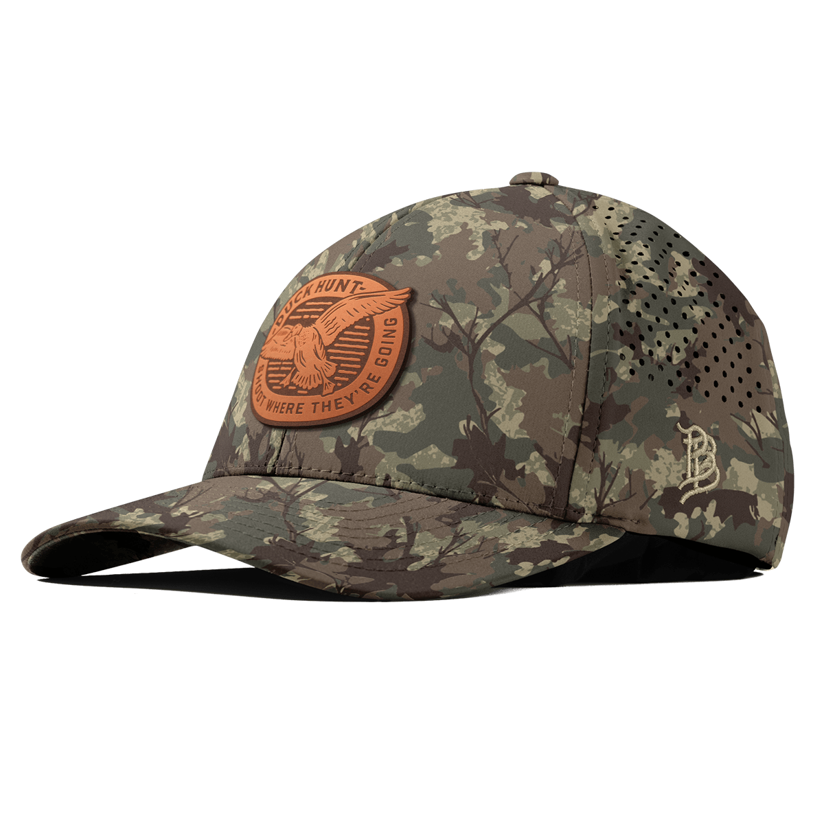 Duck Hunt Tan Curved Performance Timber Camo