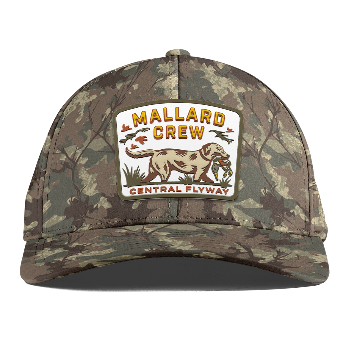 Mallard Crew Curved Performance Timber Camo