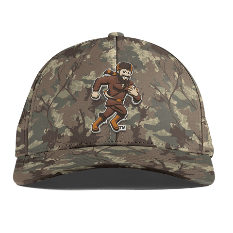 West Virginia University "WVU Mountaineer Football Logo" Curved Performance Timber Camo