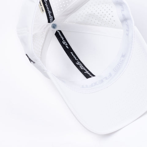 Bare Curved Performance Hat Inside White