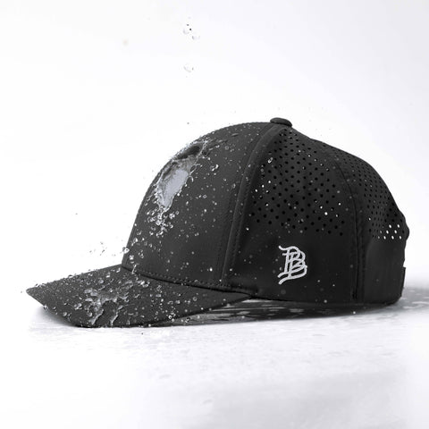 Bare Curved Performance Hat Wet Black