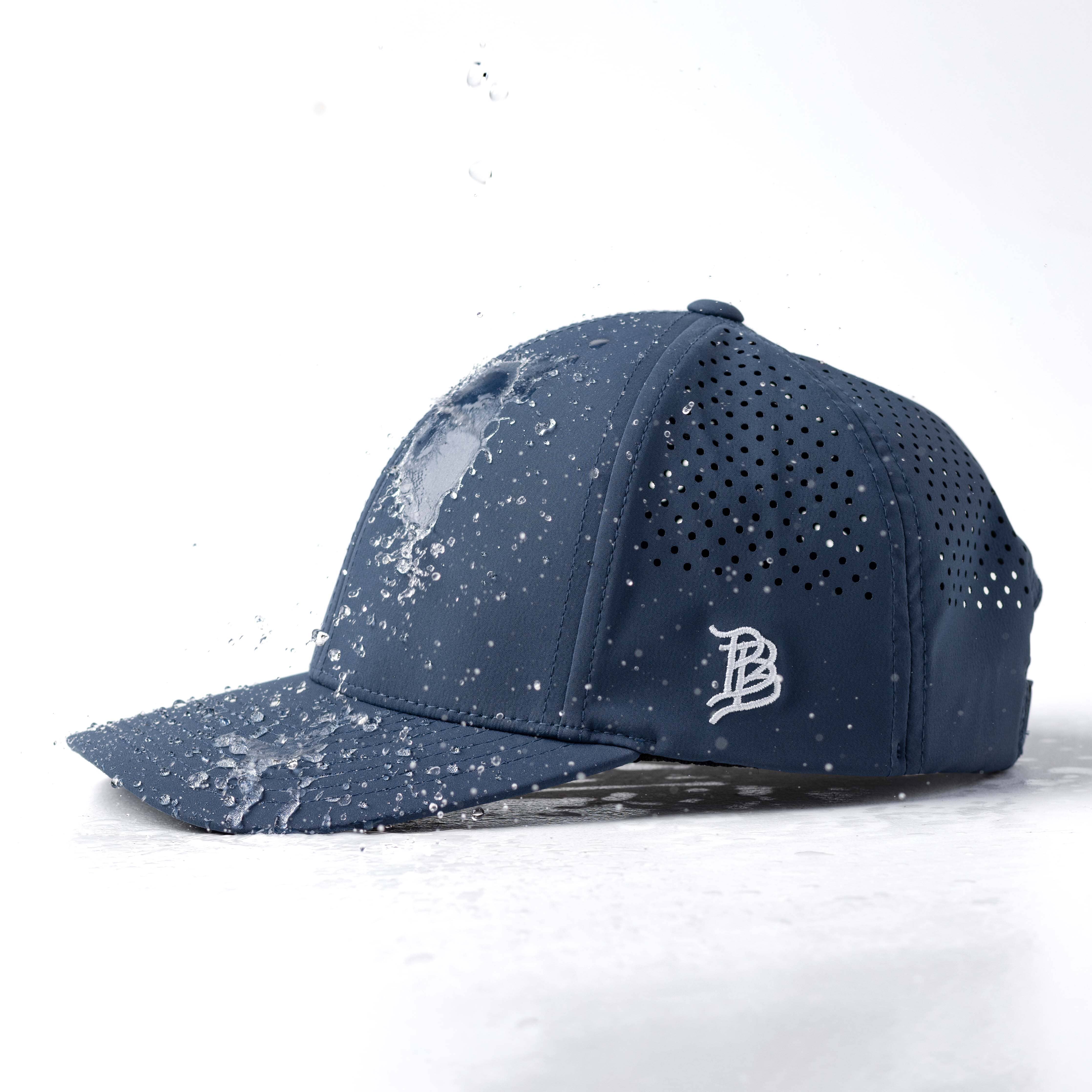 Bare Curved Performance Hat Wet Navy