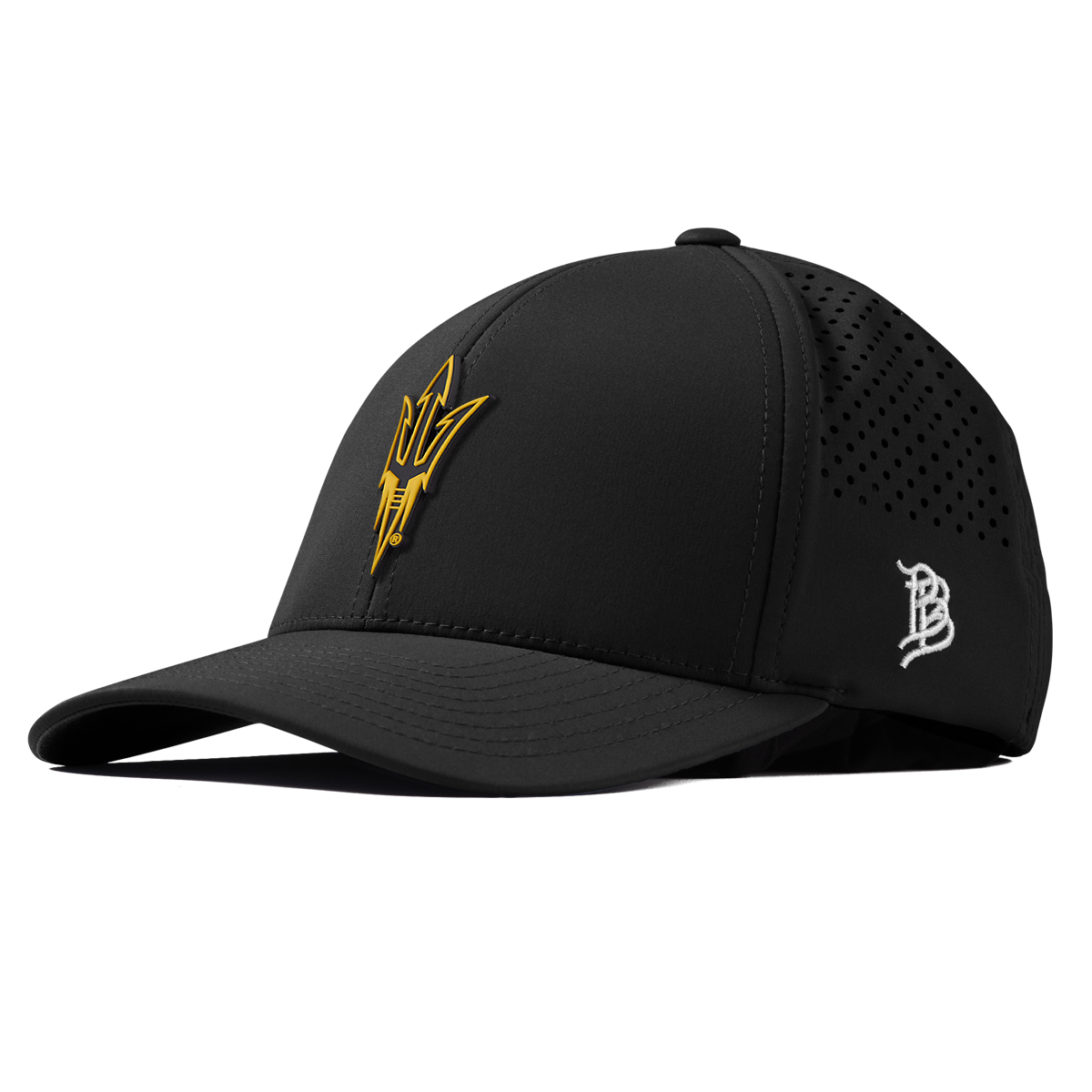 Arizona State University "ASU Black & Gold Trident" Curved Performance Black