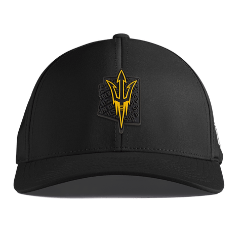 Arizona State University "ASU Blackout Pitchfork" Curved Performance Black