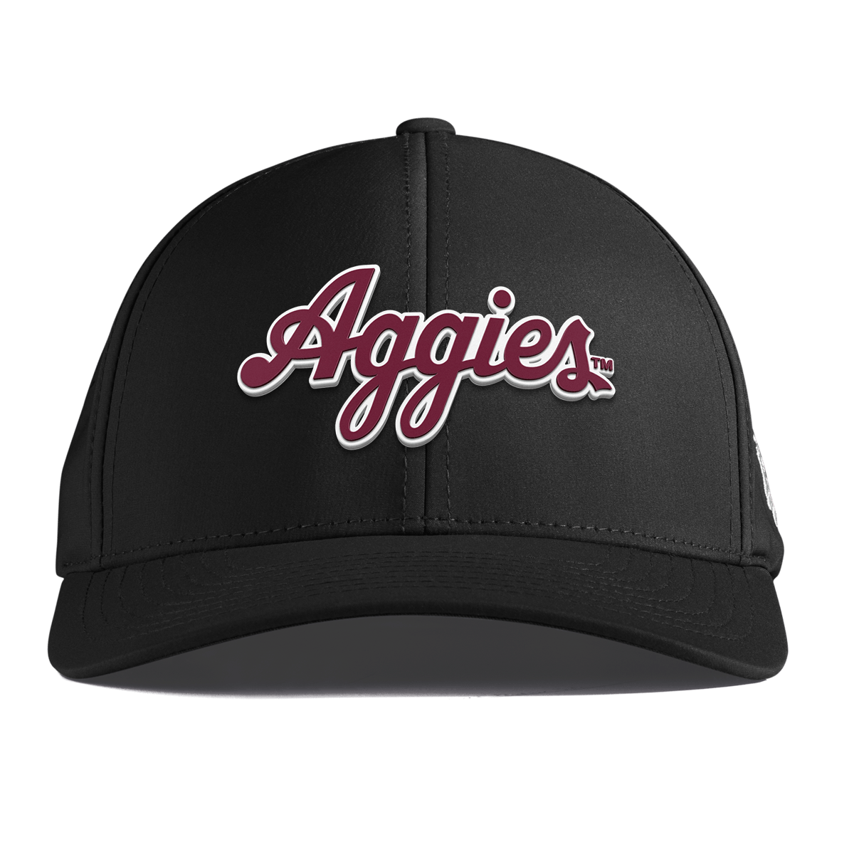 Texas A&M University "Aggies Script" Curved Performance Black