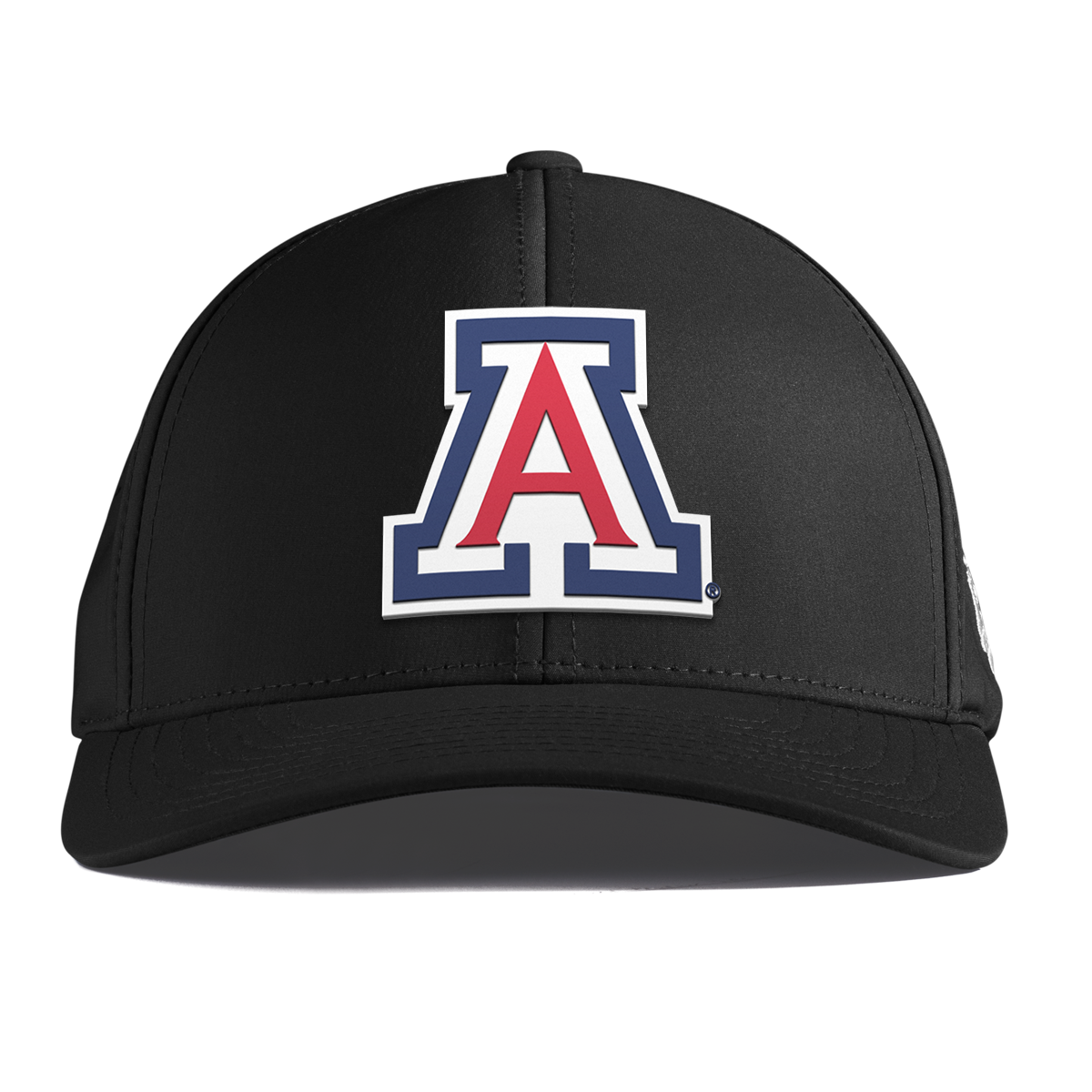 University of Arizona "Arizona Block" Curved Performance Black Gray