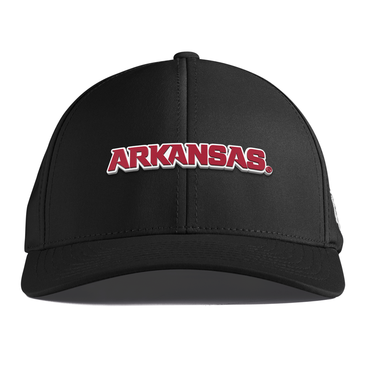 University of Arkansas "Arkansas Block" Curved Performance Black