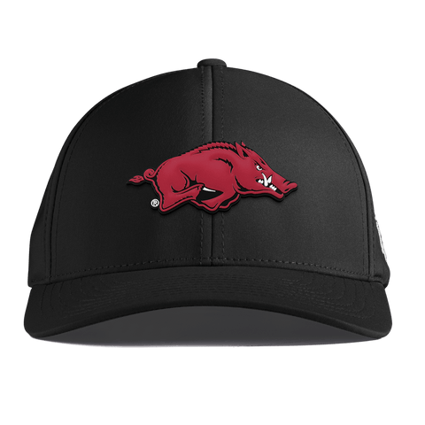 University of Arkansas "Arkansas Team Logo" Curved Performance Black