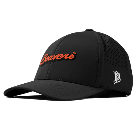 Oregon State University "Beavers Script" Curved Performance Black