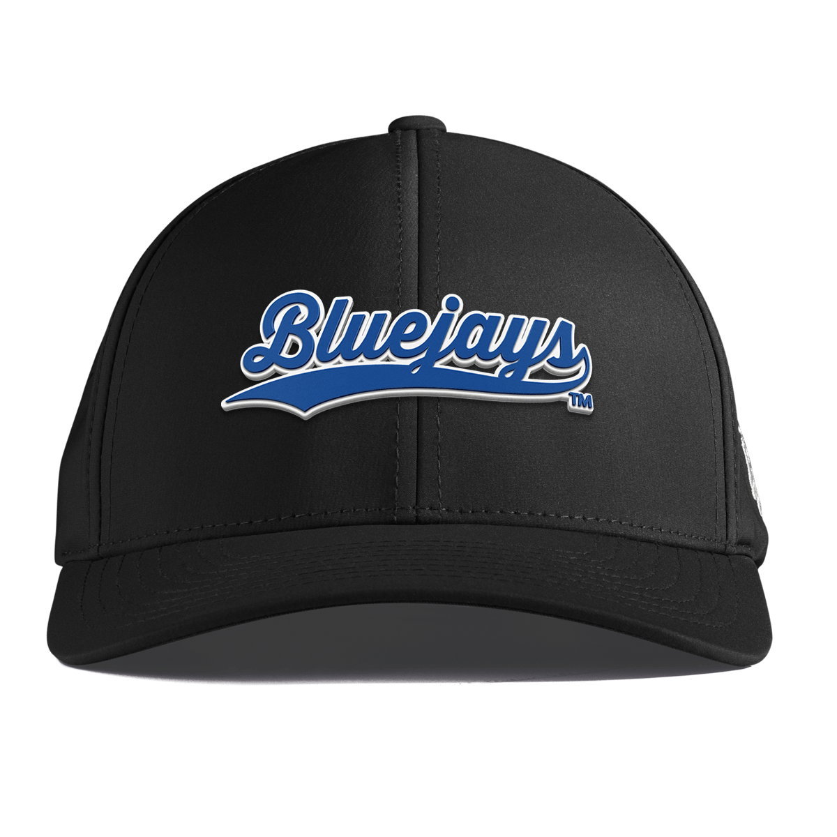 Creighton University "Bluejays Script" Curved Performance Black