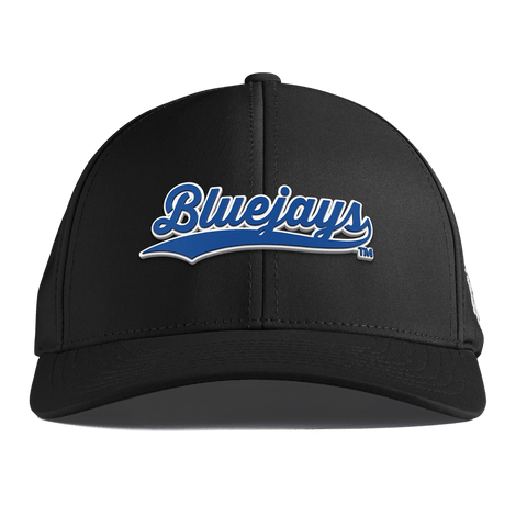 Creighton University "Bluejays Script" Curved Performance Black