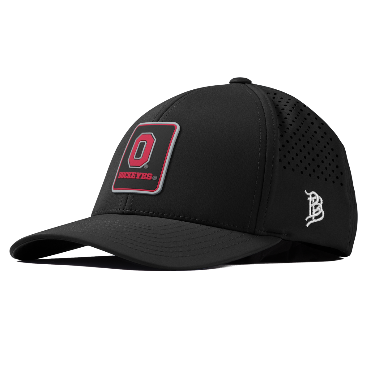 Ohio State University "Buckeyes Badge" Curved Performance Black