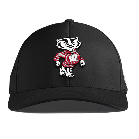 University of Wisconsin "Bucky Badger" Curved Performance Black