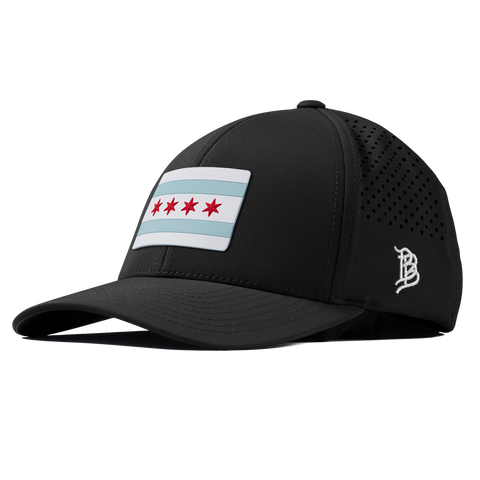 Chicago Flag Curved Performance Black