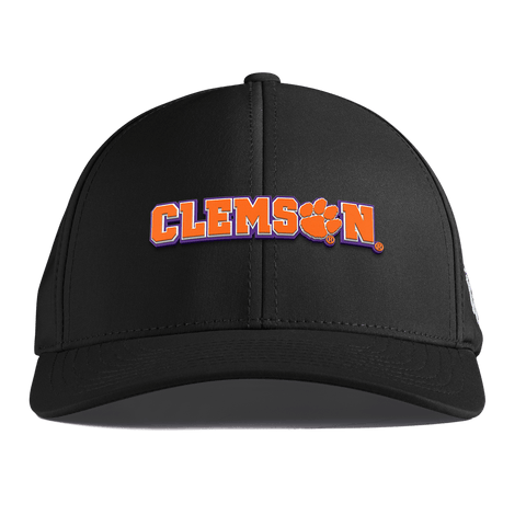 Clemson University "Clemson Block" Curved Performance Black