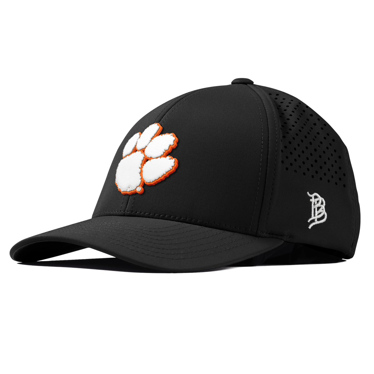 Clemson University "Clemson Tigers Paw" Curved Performance Black