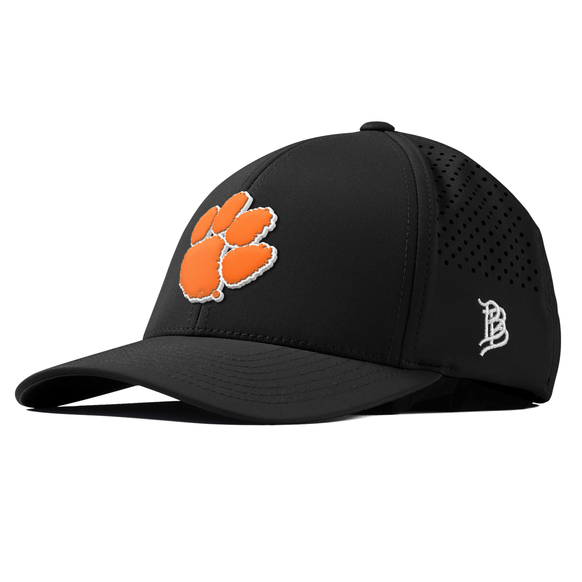 Clemson University "Clemson Tiger Paw" Curved Performance Black