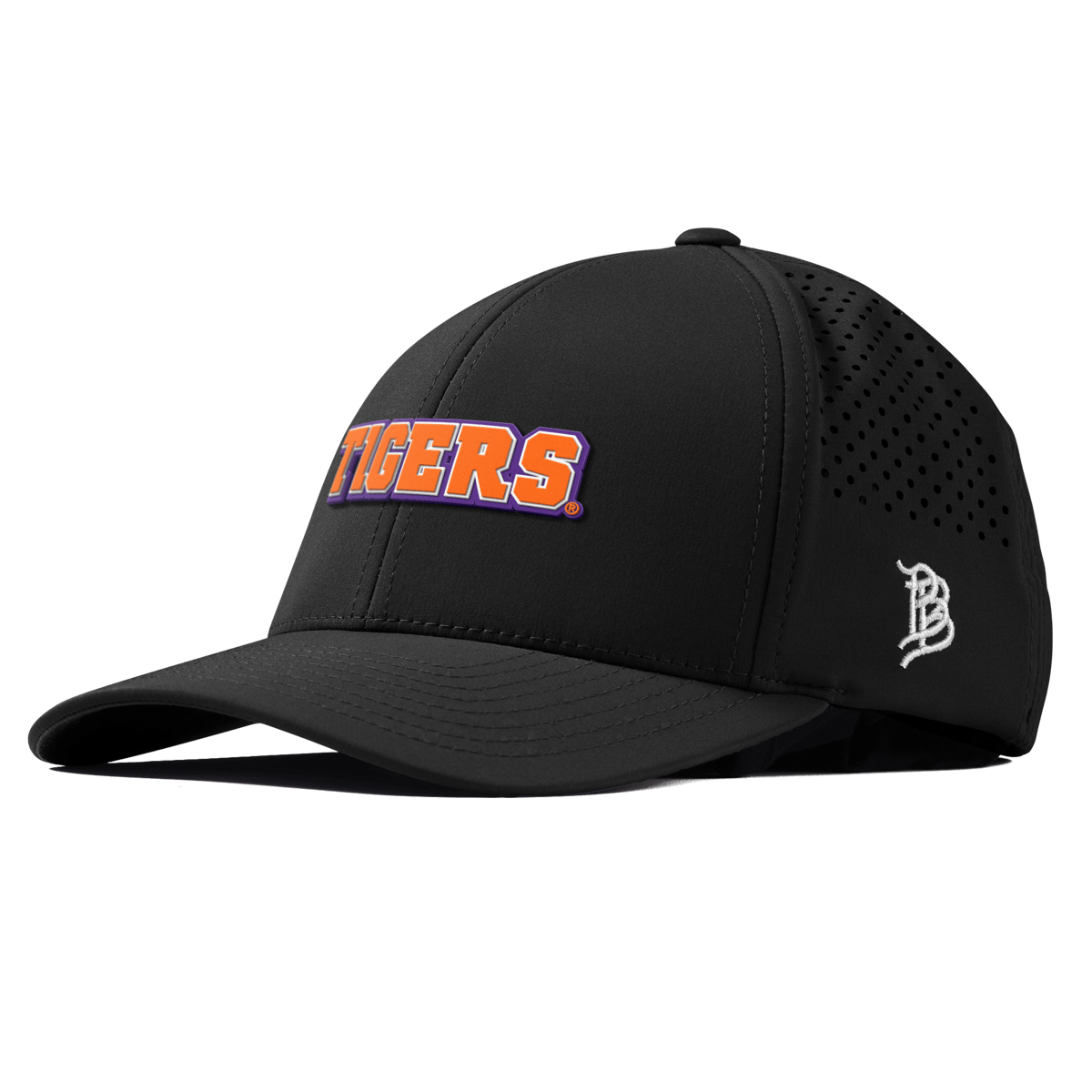 Clemson University "Clemson Tigers Block" Curved Performance Black