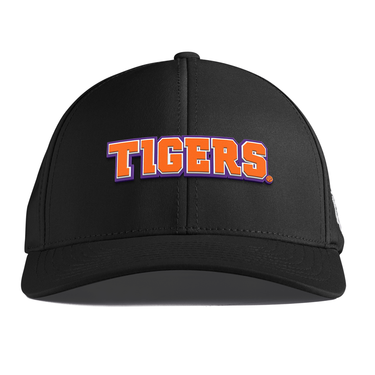 Clemson University "Clemson Tigers Block" Curved Performance Black