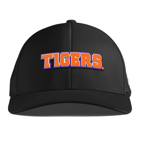 Clemson University "Clemson Tigers Block" Curved Performance Black