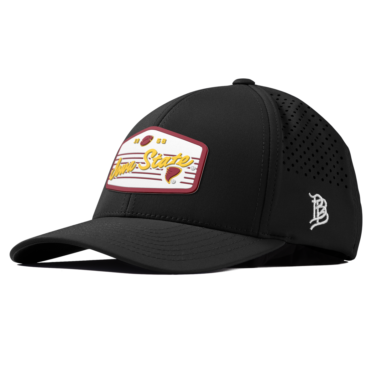 Iowa State University "Cyclones Football" Curved Performance Black