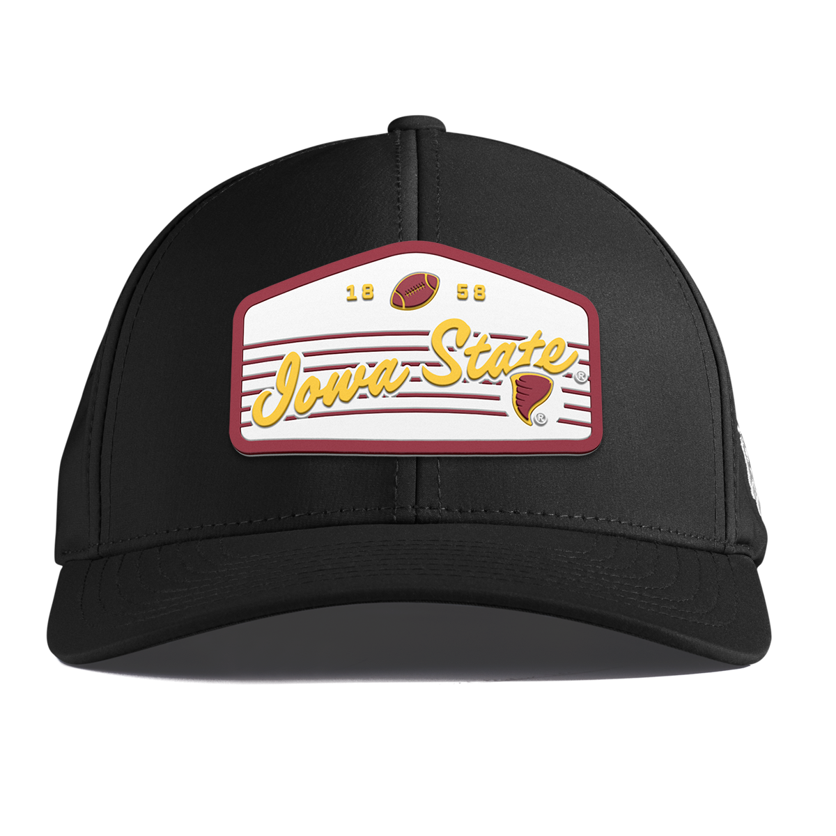 Iowa State University "Cyclones Football" Curved Performance Black