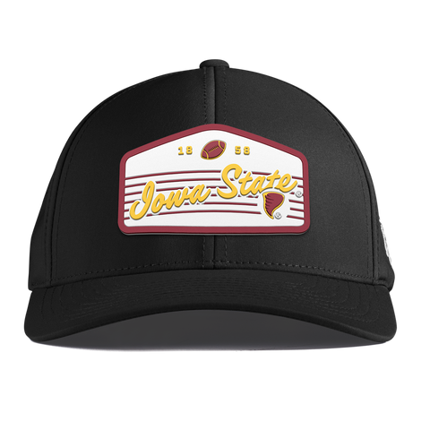 Iowa State University "Cyclones Football" Curved Performance Black