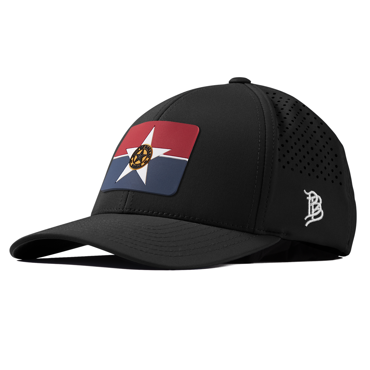 Dallas Flag Curved Performance Black 