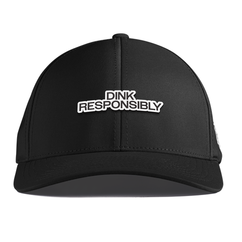 Dink Responsibly Curved Performance Black