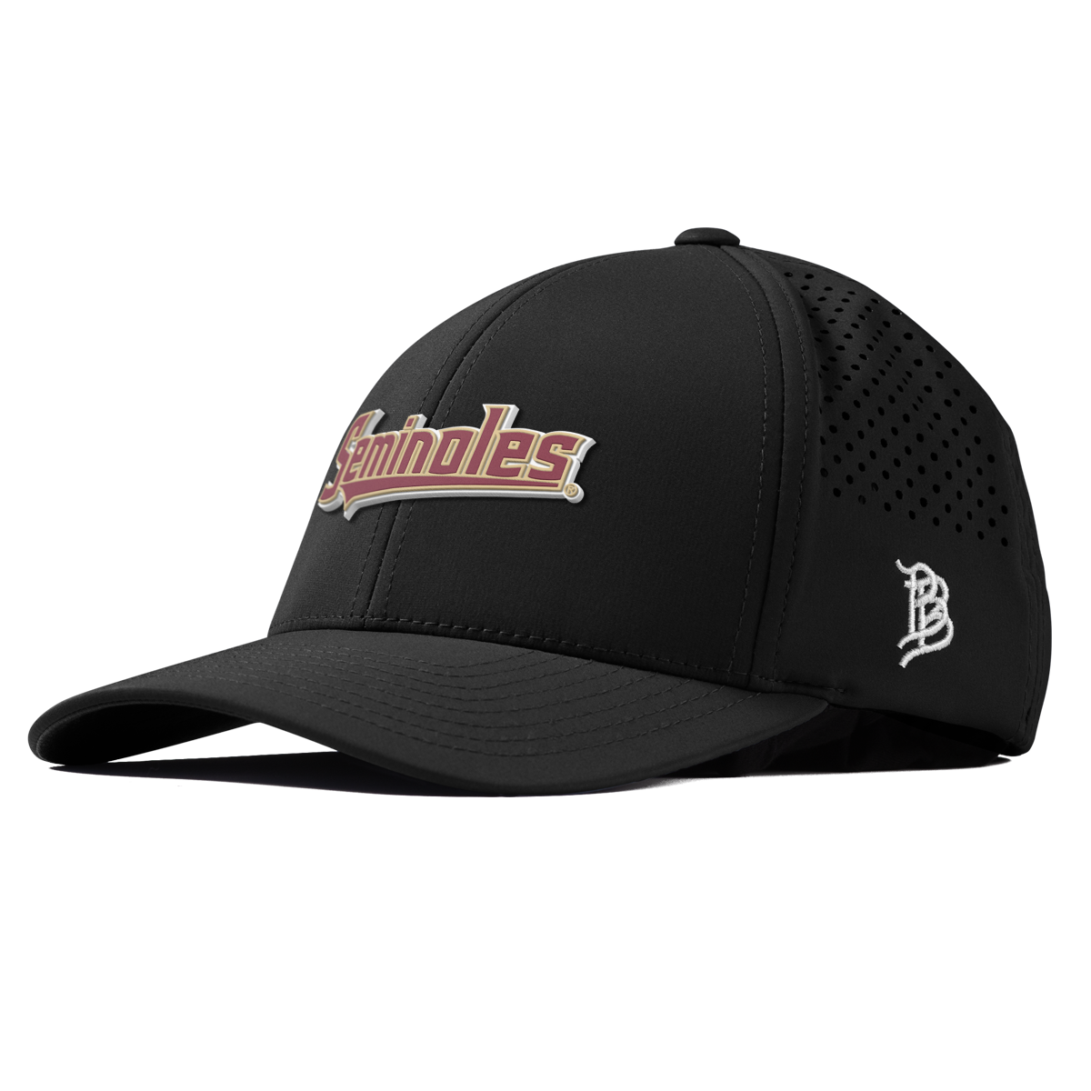 Florida State University "FSU Seminoles Block" Curved Performance Black