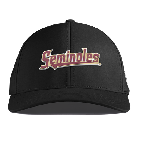 Florida State University "FSU Seminoles Block" Curved Performance Black