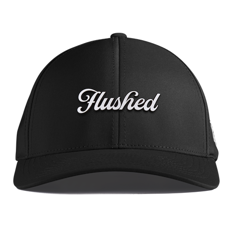 Flushed Script Curved Performance Black