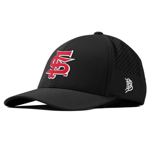 Fresno State University "Fresno State Stacked" Curved Performance Black