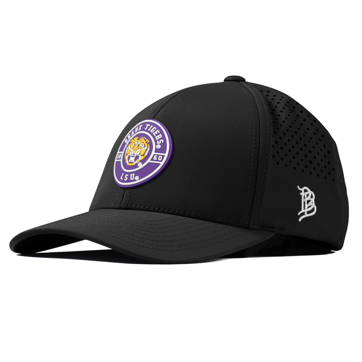 Louisiana State University "Geaux LSU Tigers" Curved Performance Black