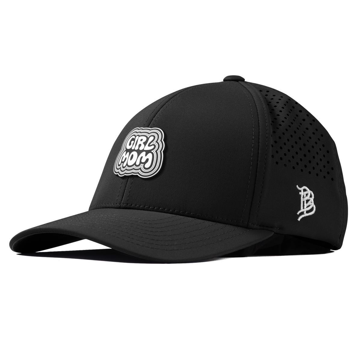 Girl Mom Curved Performance Black