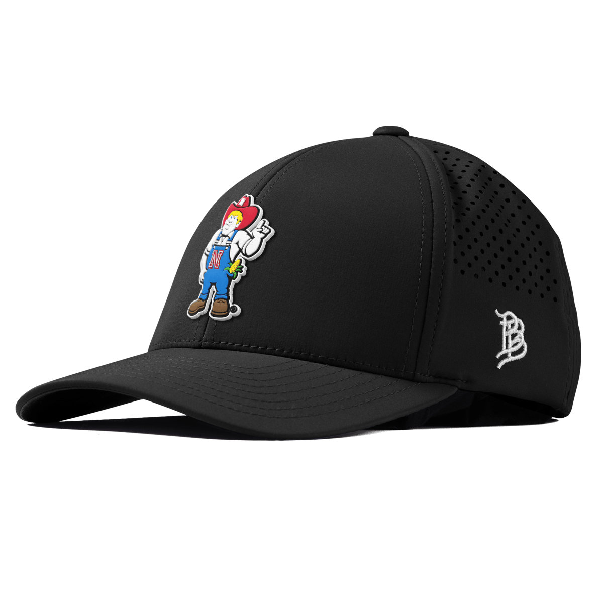 University of Nebraska "Herbie" Curved Performance Black