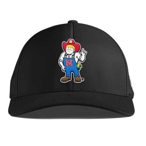 University of Nebraska "Herbie" Curved Performance Black