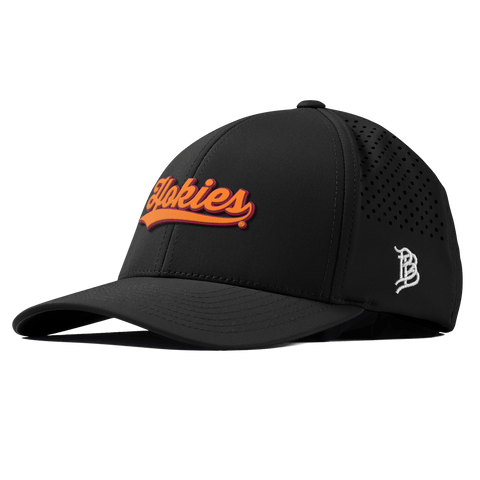 Virginia Tech University "Hokies Script" Curved Performance Black