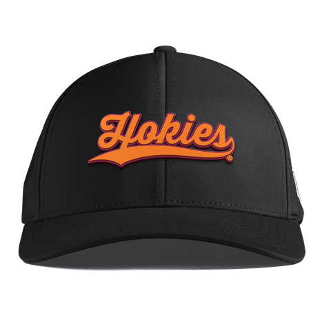 Virginia Tech University "Hokies Script" Curved Performance Black