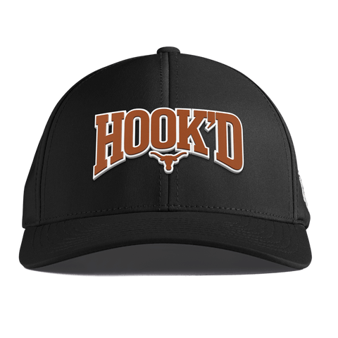 University of Texas "Hook'D" Curved Performance Black 