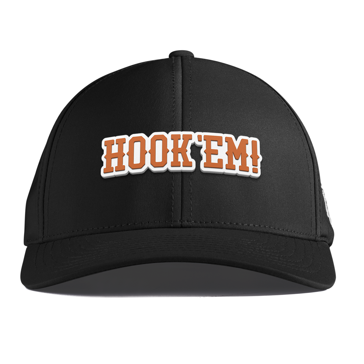 University of Texas "Hook'Em Horns" Curved Performance Black