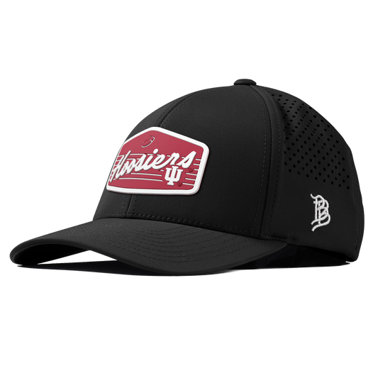 Indiana University "Hoosiers Football" Curved Performance Black